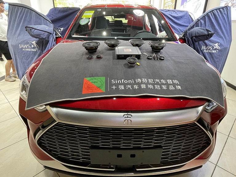 比亞迪宋汽車音響改裝，南昌汽車隔音降噪，原聲源改裝